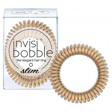Invisibobble Slim Bronze Me Pretty - Резинка-браслет для волос, цвет Мерцающий бронзовый 3шт