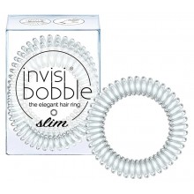 Invisibobble Slim Crystal Clear - Резинка-браслет для волос, цвет Прозрачный 3шт