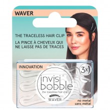 invisibobble Waver Crystal Clear - Заколка для волос с подвесом 3шт
