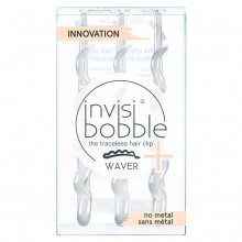 invisibobble Waver Plus Crystal Clear - Заколка для волос с подвесом 3шт