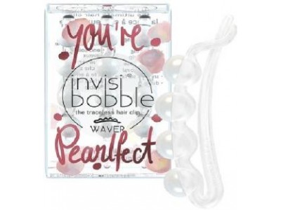 invisibobble Waver You're Pearlfect - Заколка для волос Белый перламутр 3шт