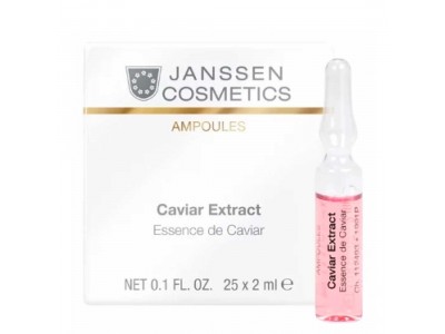 Janssen Cosmetics Ampoules Caviar Extract - Ампулы для лица и шеи с Экстракт икры (супервосстановление) 25 х 2мл