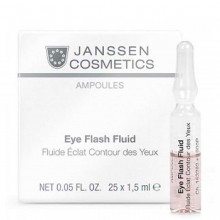 Janssen Cosmetics Ampoules Eye Flash Fluid - Увлажняющая и восстанавливающая сыворотка в ампулах для контура глаз 25 х 2мл
