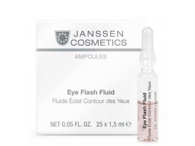 Janssen Cosmetics Ampoules Eye Flash Fluid - Увлажняющая и восстанавливающая сыворотка в ампулах для контура глаз 25 х 2мл