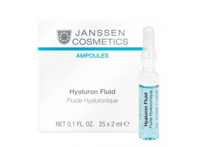 Janssen Cosmetics Ampoules Hyaluron Fluid - Ультраувлажняющая сыворотка с гиалуроновой кислотой 25 х 2мл