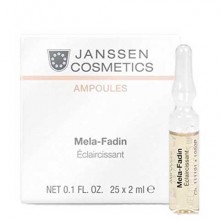 Janssen Cosmetics Ampoules Мela-fadin (skin lightening) - Осветляющие ампулы для лица и шеи 25 х 2мл