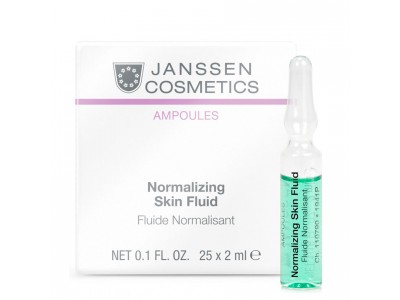 Janssen Cosmetics Ampoules Normalizing Fluid - Нормализующий концентрат для ухода за жирной кожей 25 х 2мл