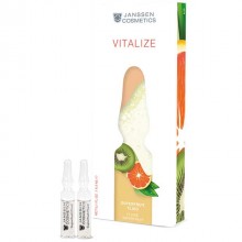 Janssen Cosmetics Ampoules Superfruit Fluid - Фруктовые ампулы для лица и шеи с витамином C 7 х 2мл