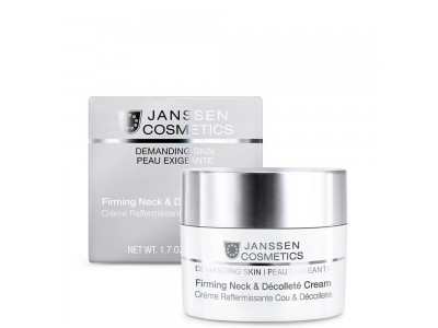 Janssen Cosmetics Demanding Skin Firming Face Neck & Decollete Cream - Укрепляющий крем для кожи лица, шеи и декольте 50мл