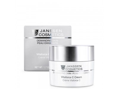Janssen Cosmetics Demanding Skin Vitaforce C Cream - Регенерирующий крем для лица с витамином С, 50мл