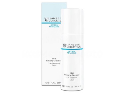 Janssen Cosmetics Dry Skin Mild Creamy Cleanser - Нежная очищающая эмульсия для лица и шеи 200мл