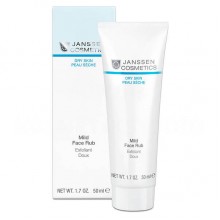 Janssen Cosmetics Dry Skin Mild Face Rub - Мягкий скраб с гранулами жожоба для всех типов кожи 50мл