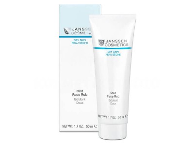 Janssen Cosmetics Dry Skin Mild Face Rub - Мягкий скраб с гранулами жожоба для всех типов кожи 50мл