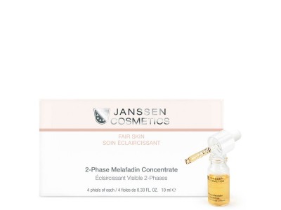 Janssen Cosmetics Fair Skin 2-Phase Melafadin Concentrate - Двухфазный осветляющий комплекс для лица 4 х 10мл