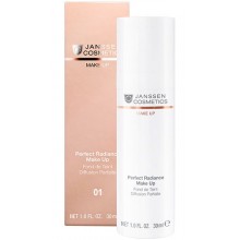 Janssen Cosmetics Make Up 01 Perfect Radiance Make Up - Стойкий тональный крем с UV-защитой SPF-15 для всех типов кожи (порцелан) 30мл