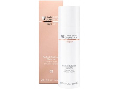 Janssen Cosmetics Make Up 02 Perfect Radiance Make Up - Стойкий тональный крем с UV-защитой SPF-15 для всех типов кожи (олива) 30мл