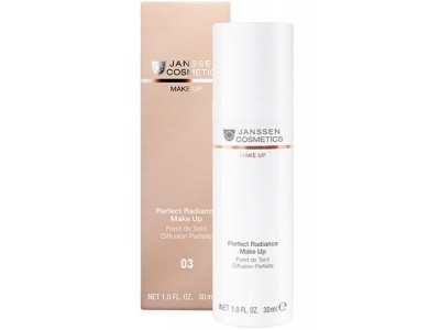 Janssen Cosmetics Make Up 03 Perfect Radiance Make Up - Стойкий тональный крем с UV-защитой SPF-15 для всех типов кожи (капучино) 30мл