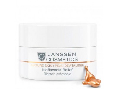 Janssen Cosmetics Mature Skin Isoflavonia Relief - Капсулы с фитоэстрогенами и гиалуроновой кислотой 150капс