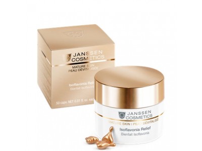 Janssen Cosmetics Mature Skin Isoflavonia Relief - Капсулы с фитоэстрогенами и гиалуроновой кислотой 50капс