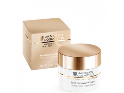 Janssen Cosmetics Mature Skin Rich Recovery Cream - Обогащенный Антивозрастной регенерирующий крем 50мл