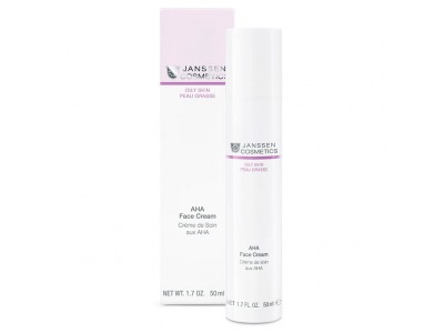 Janssen Cosmetics Oily Skin AHA Face Cream - Лёгкий активный крем с фруктовыми кислотами 50мл