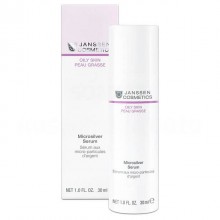 Janssen Cosmetics Oily Skin Microsilver Serum - Сыворотка с антибактериальным действием для жирной, воспаленной кожи 30мл