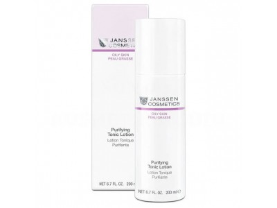 Janssen Cosmetics Oily Skin Purifying Tonic Lotion - Тоник-лосьон для жирной кожи и кожи с АКНЕ 200мл