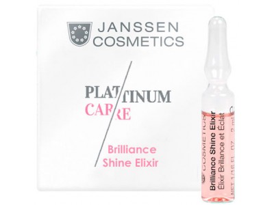 Janssen Cosmetics Platinum Care Brilliance Shine Elixir Ampoules - Эликсир для сияния кожи Ампульный 25 х 2мл