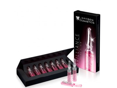 Janssen Cosmetics Platinum Care Brilliance Shine Elixir Ampoules - Эликсир для сияния кожи Ампульный 7 х 2мл