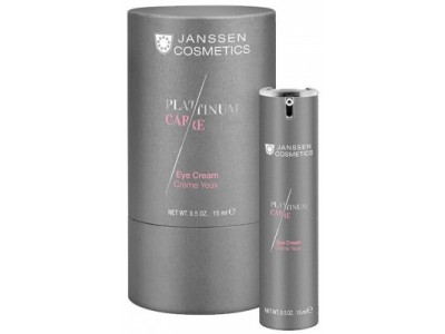 Janssen Cosmetics Platinum Care Eye Cream - Реструктурирующий крем для глаз с пептидами и коллоидной платиной 15мл