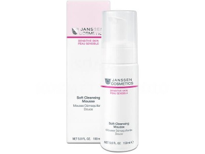 Janssen Cosmetics Sensitive Skin Soft Cleansing Mousse - Нежный очищающий мусс с аллантоином 50мл