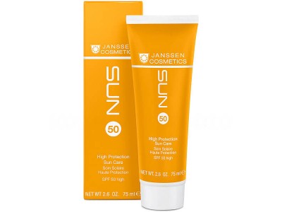 Janssen Cosmetics Sun Shield SPF50 - Солнцезащитная эмульсия с максимальной защитой СЗФ 50, 75мл