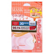 Japan Gals Pure 5 Essence Mask Tamarind - Набор масок с Тамариндом и Коллагеном 30шт