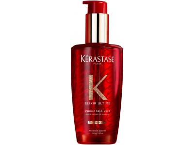 Kerastase Elixire Ultima L'huile Rouge - Многофункциональное масло-уход для всех типов волос 100мл