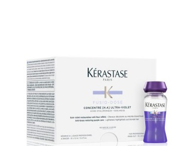 Kerastase Fusio-dose Concentre Ultra-Violet - Уход для мгновенного восстановления и нейтрализации желтых полутонов 10 х 12мл