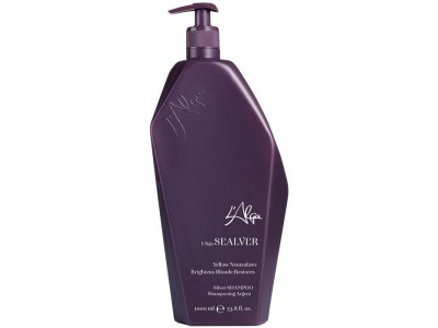 L′Alga.SEALVER Silver Shampoo - Шампунь для нейтрализации желтизны волос 1000мл