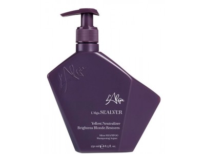 L′Alga.SEALVER Silver Shampoo - Шампунь для нейтрализации желтизны волос 250мл