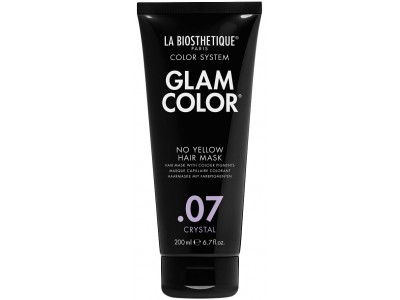 La Biosthetique Glam Color No Yellow Hair Mask .07 Crystal - Тонирующая маска для волос 200мл