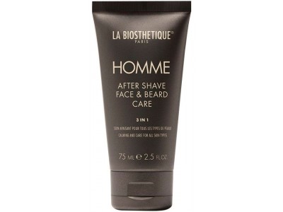 La Biosthetique Homme After Shave Face & Beard Care - Ревитализирующая эмульсия после бритья для ухода за кожей лица и бородой 75мл