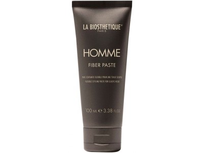 La Biosthetique Homme Fiber Paste - Моделирующая паста-тянучка для волос с атласным блеском 100мл