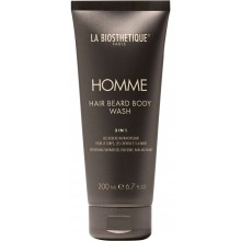 La Biosthetique Homme Hair Beard Body Wash 3 in 1 - Очищающий, увлажняющий и освежающий гель для тела, волос и бороды 200мл