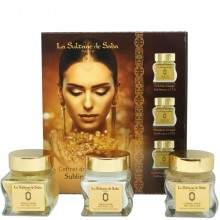 La Sultane de Saba GOLD Gift Set - Подарочный набор для лица ЗОЛОТО (Гоммаж + Крем + Маска) 50 + 50 + 50мл