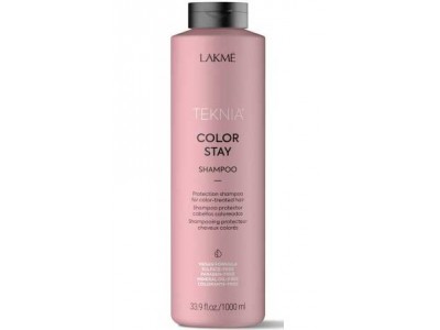Lakme Teknia Color Stay Shampoo - Бессульфатный шампунь для защиты цвета окрашенных волос 1000мл