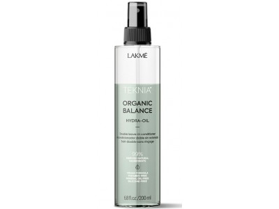 Lakme Teknia Organic Balance Hydra-Oil - Двухфазный несмываемый кондиционер для всех типов волос 200мл