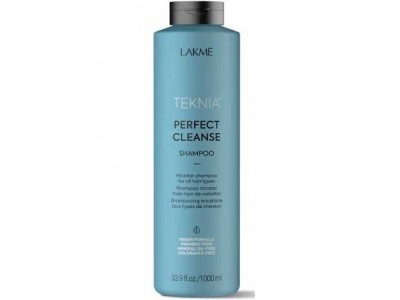 Lakme Teknia Perfect Cleanse Shampoo - Мицеллярный шампунь для глубокого очищения волос 1000мл