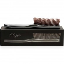 Majestic Graphite - Инновационная универсальная расчёска Чёрная для волос любого типа 568 зубчиков