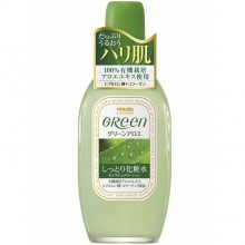 Meishoku Green Plus Aloe Astringent - Лосьон увлажняющий и подтягивающий кожу лица с Алоэ 170мл