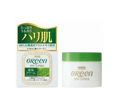 Meishoku Green plus Aloe Moisture Cream - Крем увлажняющий для сухой кожи лица с Алоэ 48гр