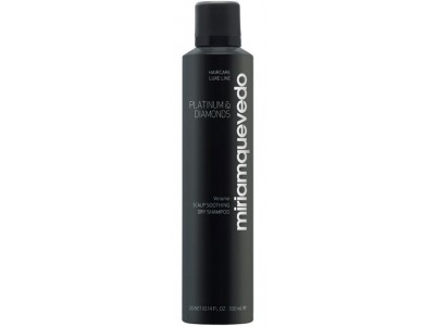Miriamquevedo Platinum & Diamonds Volume Scalp Soothing Dry Shampoo - Успокаивающий бриллиантовый сухой шампунь-люкс 300мл