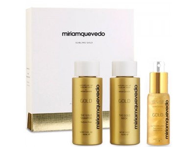 Miriamquevedo Sublime Gold Global Rejuvenation Set - Набор-люкс для интенсивного питания и восстановления (Шампунь + маска + лосьон) 2 х 100 + 50мл